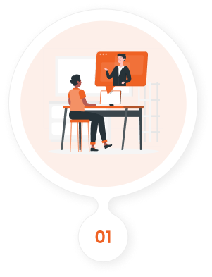 We schedule a call at your convenience.