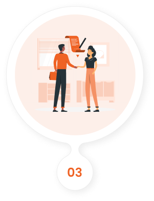 We prepare a proposal and share it with you within 24 hours.