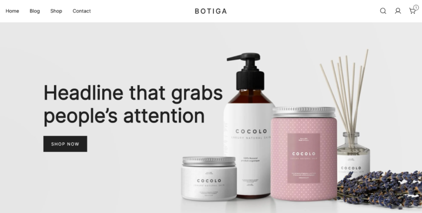 Botiga best ecommerce theme for wordpress free