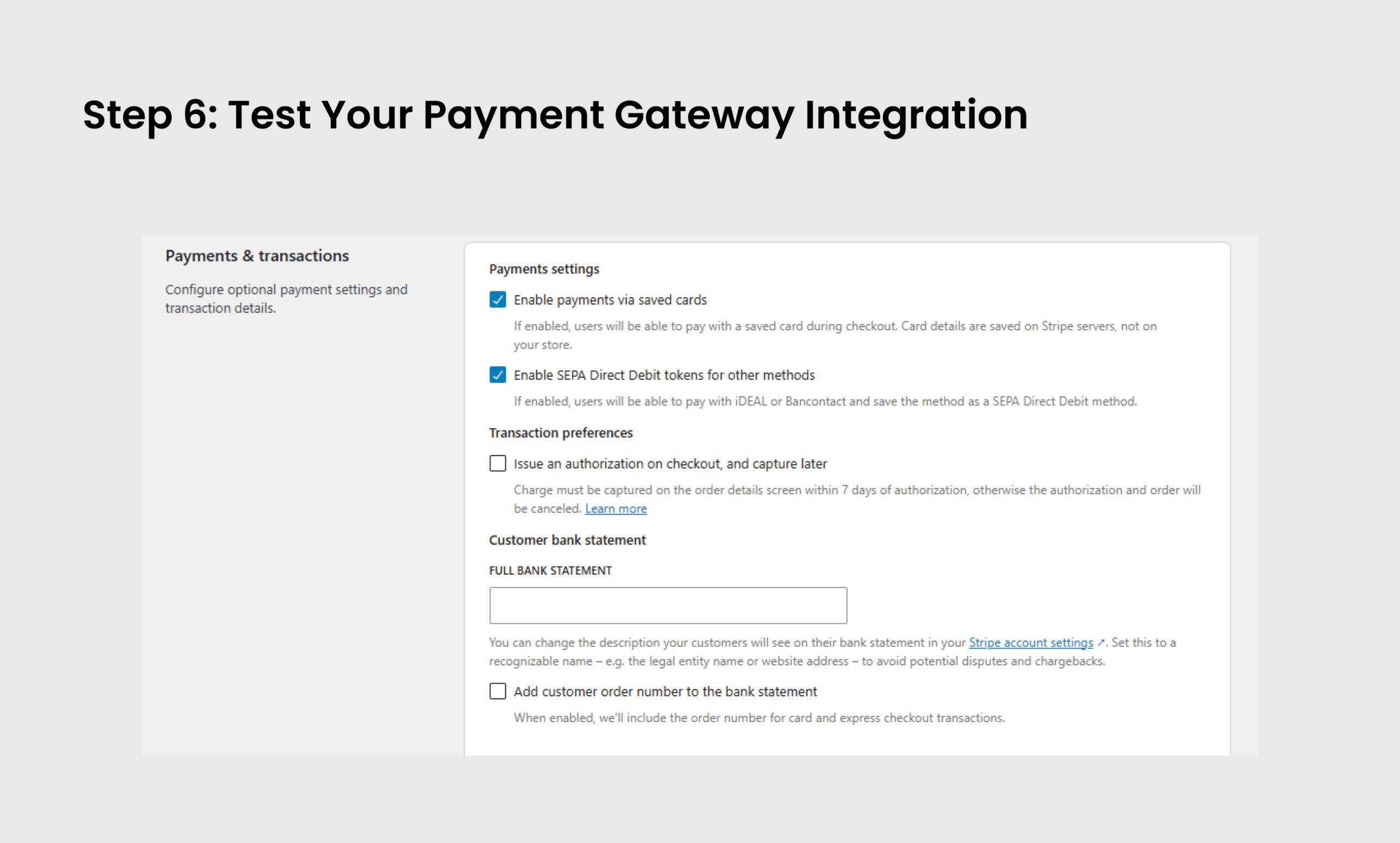 Test Your Payment Gateway Integration