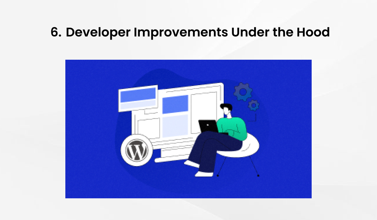 WordPress 6.9 developer enhancements and backend improvements illustration
